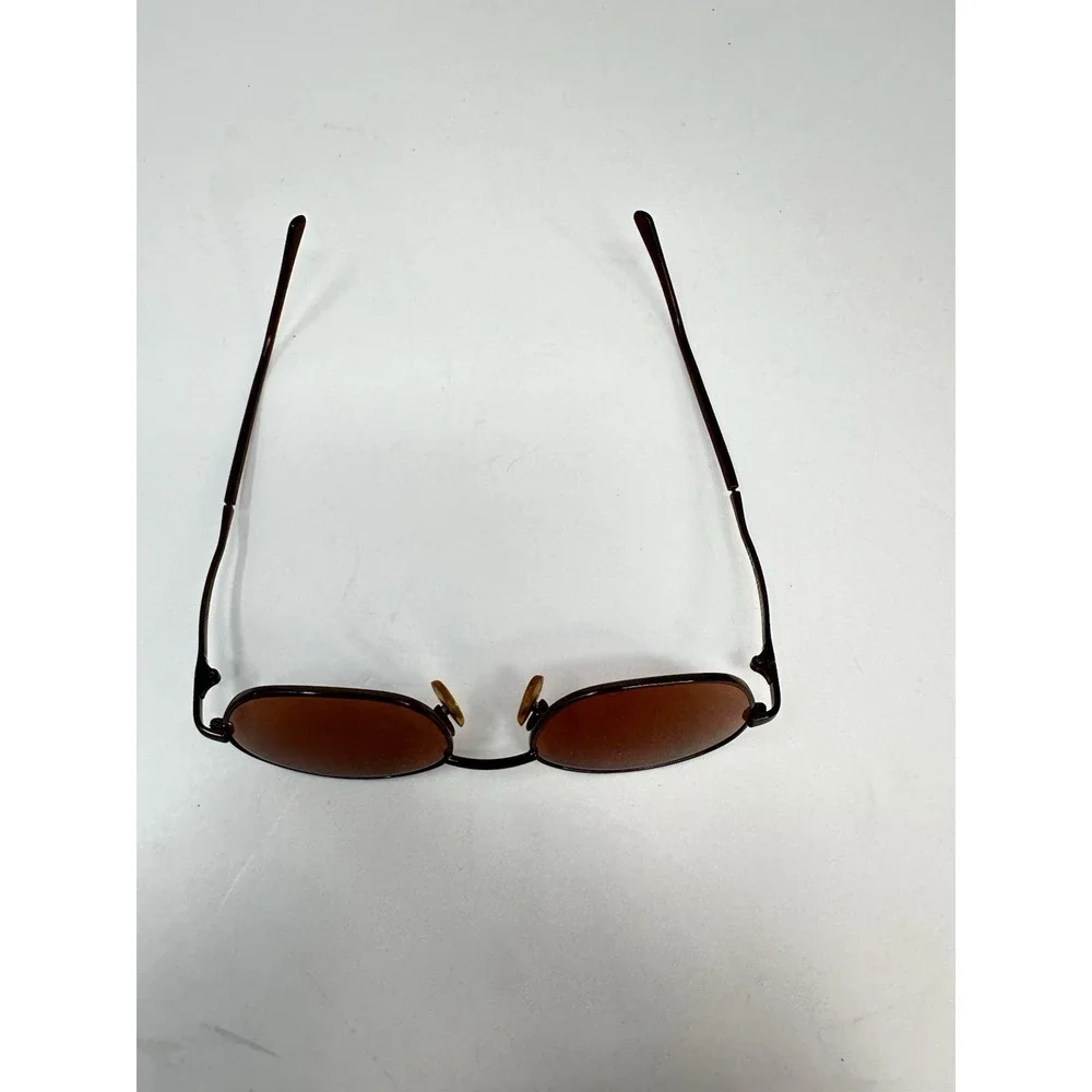 Vintage Serengeti Tradewind 6469 Sunglasses Shiny Henna Brown Drivers Glass Case